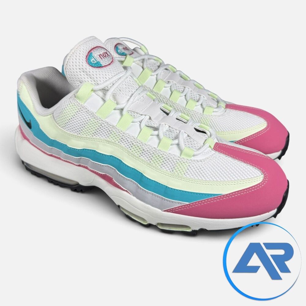 Nike Air Max 95 Golf Peony Volt Tint Dusty Cactus HV4696-600 Men's Size 15